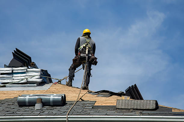 Professional Flat Roof Repair technician working in Spring, TX